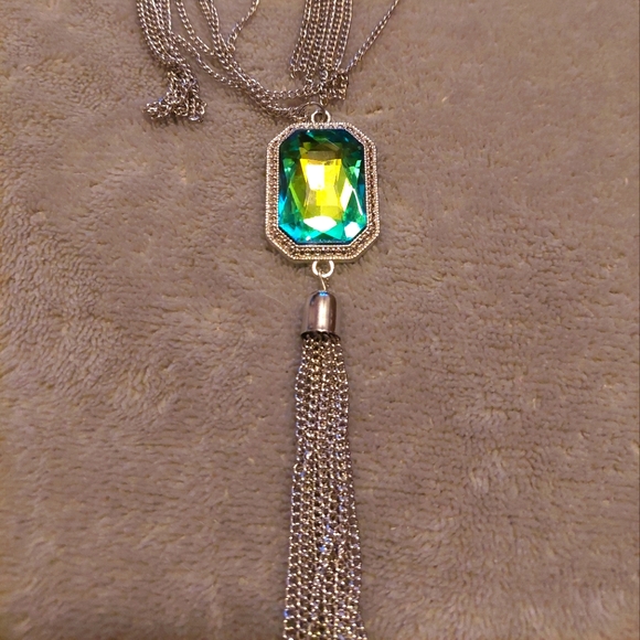 3PCS Green Set: Necklace, Bracelet & Earrings *New* - Picture 7 of 17